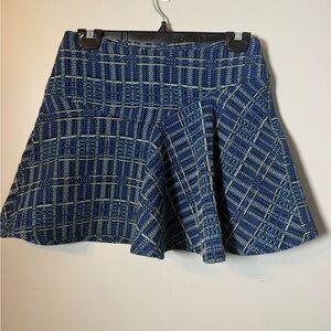 PAUL & JOE SISTER | Blue Structured Mini Skirt EU38